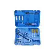 19Pc PK Tool Universal Injector Seat Cleaning Set - Steel Nylon Slicone Brushes