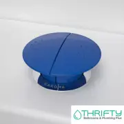 Caroma Round Dual Flush Care Toilet Cistern Button Sorrento Blue 416020SB