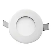 Stow Round LED Wall Light White | Telbix Lighting