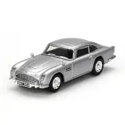Mini GT 1:64 Aston Martin DB5 James Bond 007 Thunderball English Packaging Silve
