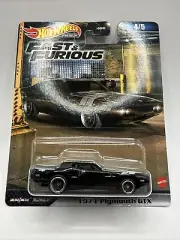 Hot Wheels Fast & Furious 71 Plymouth GTX 1:64 Scale Diecast Vehicle - Black