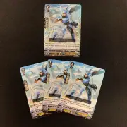 CARDFIGHT VANGUARD KNIGHT OF AMBITIOUS SCHEMES DEGNUD V-PR/0153EN FOIL + 3 Nons