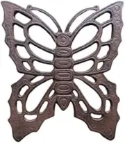Comfy Hour Rustic Style Collection Cast Iron Garden Stepping Stone