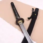 52" Damascus Folded Steel Nodachi Katana Japanese Samurai Sword Full Tang Black