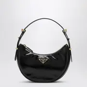 [Prada] Prada Arqué black bag in Naplak patent leather One size Black