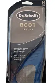 Dr Scholls Insoles Men BOOT Cooling Gel Full Shoe Insole Sz 8-13 (1 pair)