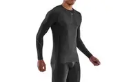 Skins Men's Series-5 Activewear Long Sleeve Top Black