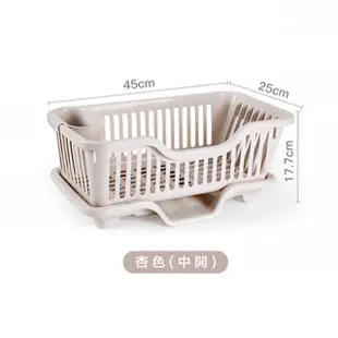 【小茉廚房】瀝水置物架 碗盤架 收納架(45cm/廚房用品 瀝水盤)
