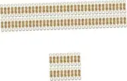 Operitacx Sets Elegant Jewelry DIY Supplies Sturdy Bracelet Necklace Clasps Pearl Connector Clasp Fine Polishing for DIY Craft Pcs