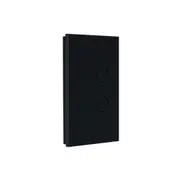 Clipsal Saturn Zen Switch 2 Gang Push button 250V 16Ax/20A Led - Z4062PBL-ZB