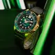 CITIZEN 星辰 綠水鬼風格皮帶機械錶(NJ0173-18X)