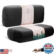 Gurus Yoga Bolster Pillow - Super Soft, Lightweight and Firm Support with our