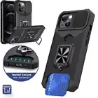 For iPhone 13 Pro Case Tough Heavy Duty Armor Stand Camera Lens Protector US