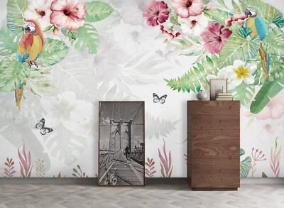 3D Animal Parrot G6188 Wallpaper Wall Murals Removable Self-adhesive Erin