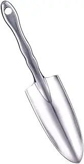 Mipcase Durable Aluminum Alloy Gardening Shovel Practical Soil Dig Tool for Transplanting Flowers Vegetables Seedlings and Weeding Ergonomic Design for Comfortable Use Your Garden