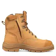 Oliver Work Boots 55332z Zip Sided Boot Safety Steel Toe Cap Scuff Cap Wheat