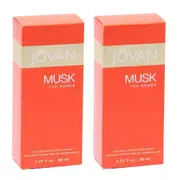 2PK Jovan Musk 96ml Cologne Concentrate Spray Perfume Fragrance Bottle For Women