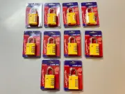 10 Sure Lock Travel Sentry Lock TSA17067 Yellow
