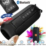 Bluetooth Speaker Loud Wireless USB/TF/FM Radio Stereo Bass Outdoor Portable