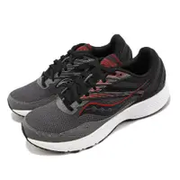 在飛比找PChome24h購物優惠-Saucony 慢跑鞋 Cohesion 15 男鞋 黑灰 