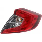 For Honda Civic Tail Light 2016 17 2018 Passenger Side w/ Bulbs CAPA HO2805110 (for: Honda)