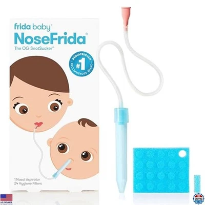 Baby Nasal Aspirator Snot Sucker, Congestion Relief + 24 Hygiene Filters