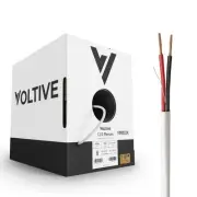 Voltive 12/2 Speaker Wire - CL3P - Plenum - OFC - 500ft - White