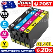 812XL 812 XL Compatible Ink Cartridges For EPSON WF3820 WF3825 WF4830 WF4835 OZ