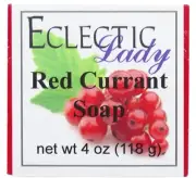 Red Currant Glycerin Soap by Eclectic Lady, 4 oz Bar