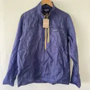 Patagonia Houdini Stash Half Zip Pullover Men X-Large Solstice Purple SP25 23410