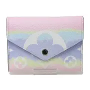 Louis Vuitton Lv Escal Portefeuille Victorine Tri-Fold Wallet M69113 Pastel Mult