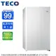 TECO東元 99公升一級能效單門冰箱 R1091W~含運僅配送1樓