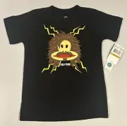 NEW Paul Frank Julius 80’s Rocker Monkey Black Shirt Toddler Baby Boys 3T NWT