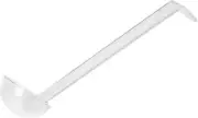 Excellante 8 1/2", One Piece Ladle, Polycarbonate, 3/4 oz color, Clear, NA