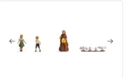 Noch Hansel And Gretel Figure Set 15804 HO Scale