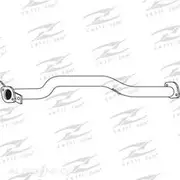 Redback Engine Pipe to suit Mitsubishi MK Triton 3.0L V6 4WD 10/96 CP - E6812