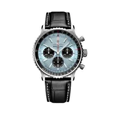 Breitling Navitimer B01 Chronograph 43 Ice Blue Dial Watch AB0138241C1P1