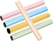 BIUDECO Acrylic Manicure Pen Caps 6 Pack Lightproof Brush Covers for Nail Art Pens Manicure Tool Protection
