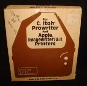 old C Itoh Prowriter Apple Imagewriter I & II Printer TR-343253 Ribbon Cartridge