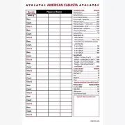 Kartego American Canasta Score Pads (3 pads, 50 sheets each) Enjoy the origin...