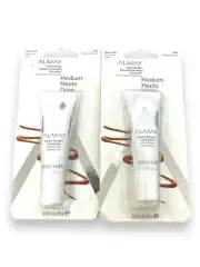 LOT OF (2) ALMAY SMART SHADE CONCEALER # 040 MOYEN MEDIUM MEETS DEEP