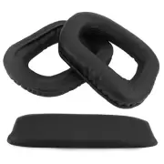 Geekria Earpad + Headband Compatible with Logitech G35 Headphones (Black)