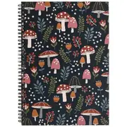 Otto A4 Spiral Notebook 200 Pages Flora