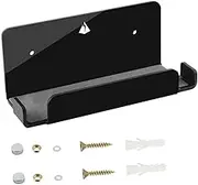 NOLITOY White Hanging Wall Shelf Gaming Console Rack Acrylic Wall Mount Shelf for