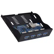 USB3.0 Floppy Front Panel 3.5'' Floppy Bay 19 Pin To 4 Interface USB3.0 HUB LJ