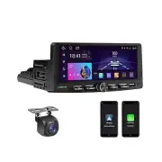 Android System Single Din Car Stereo, 2G+32G Wireless CarPlay & Android Auto,...