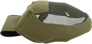 [MUSISALY] Steel Mesh Fencing Guard Helmet Full Face Mask for Outdoor Activities Protection