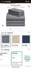 Luxclub 7 PC Split King Sheet Set, Breathable Luxury Bed Sheets Light Grey