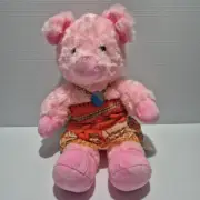 Build A Bear Pinky Pig Moana Outfit 43cm Plush Bear Toy #28230 08/2022 NWT