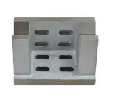 V Angle Plate 3"x3"x5" - Slotted and Webbed